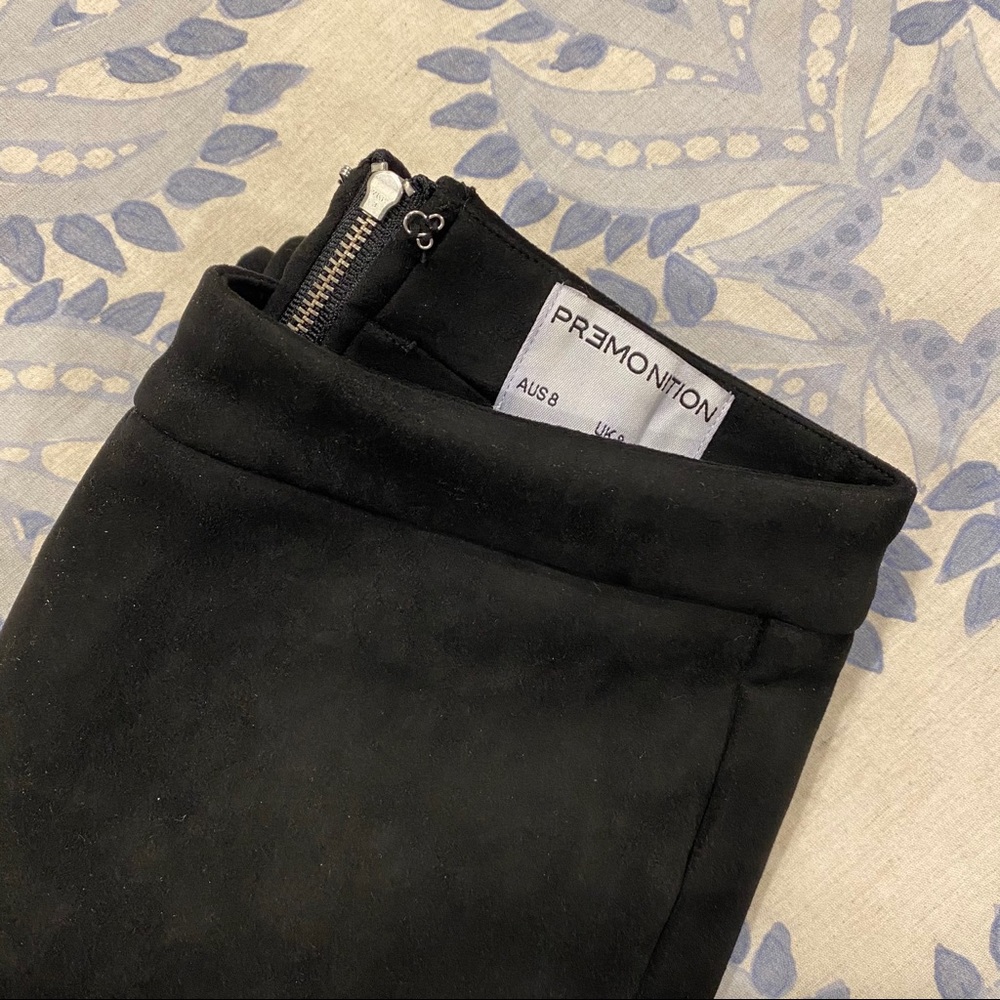 NWOT! PREMONITION | “Rebound” Suede Lace Up Pants - Picture 4 of 4